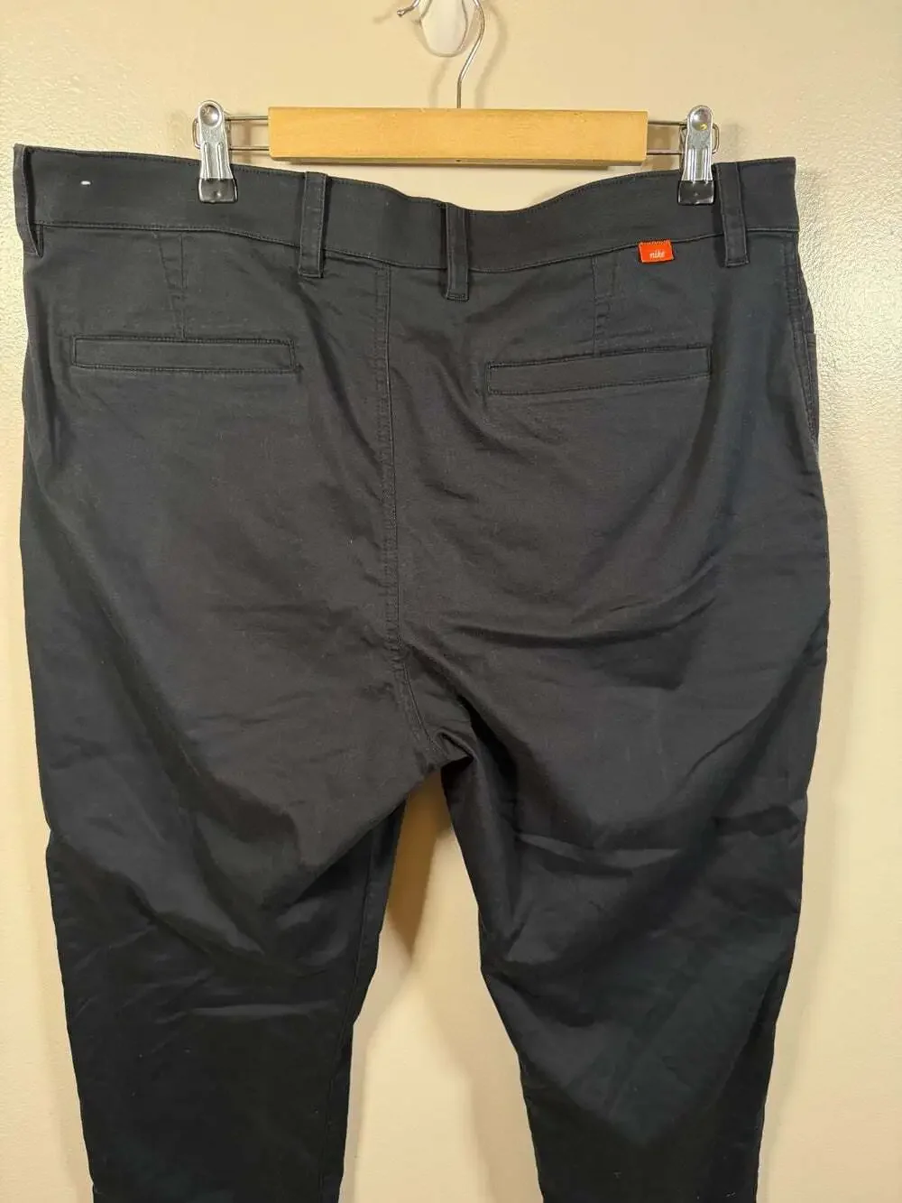 Nike Men's Velocity Dri-FIT Golf Pant Size 38x29 Black Chino Flat Front Work